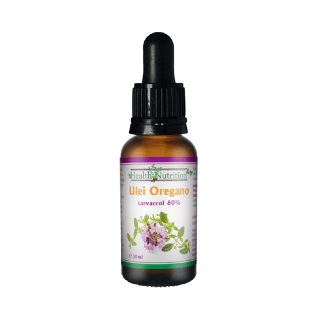 Ulei de Oregano Salbatic, cu 60% Carvacrol 30ML Health Nutrition Ulei de Oregano Salbatic, cu 60% Carvacrol 30ML Health Nutrition